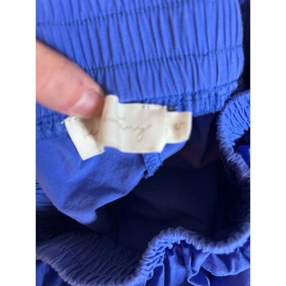 Womens Leighton Shorts Small Cobalt Blue Elastic Waist Lounge Pull On - Picture 5 of 5